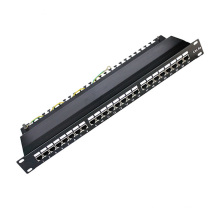 Niedrige Kosten geschirmt Kat5e 24 Port Patch Panel